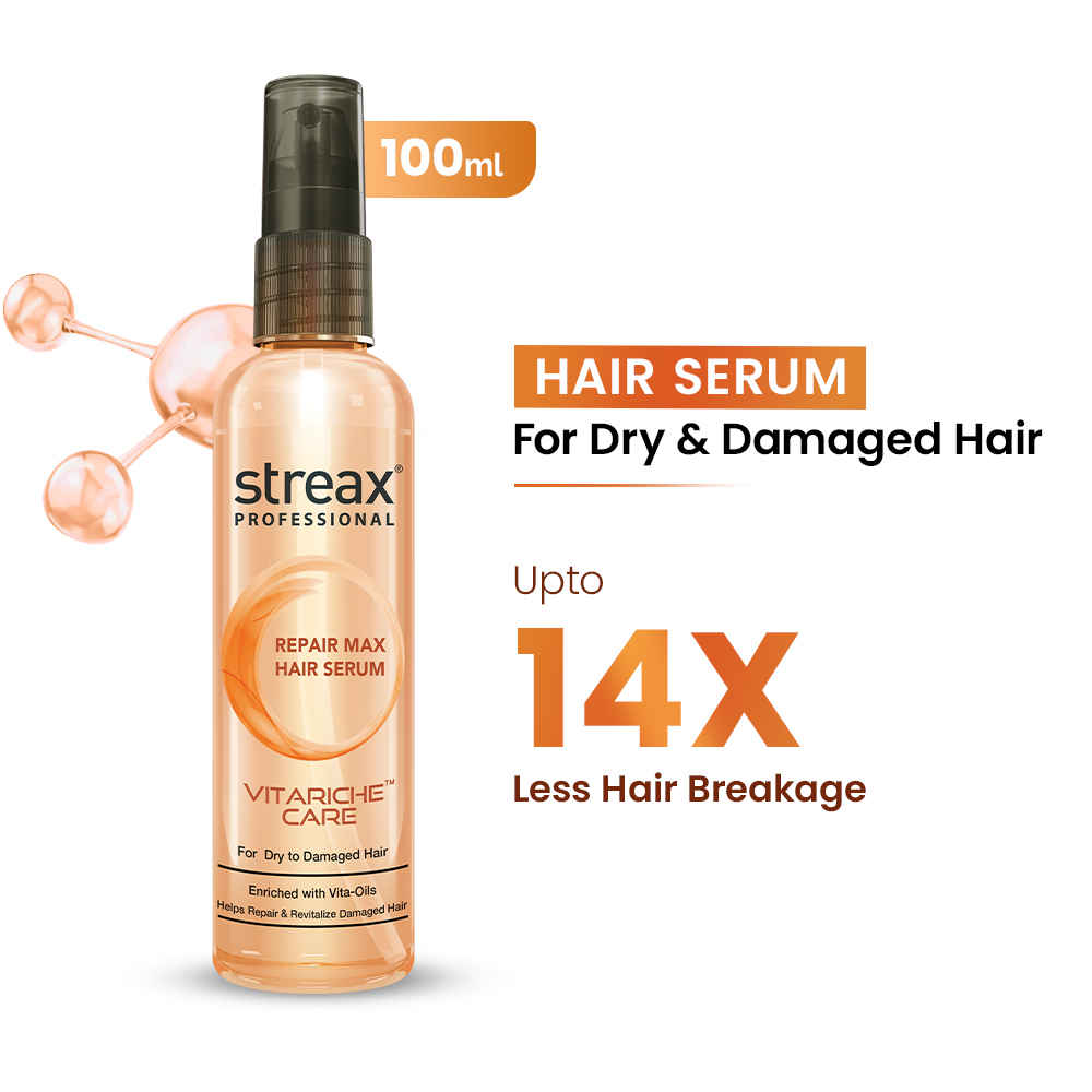 Buy Streax Professional Vitariche Care Repair Max Hair Serum |For Healthy Hair | 100 ml - Purplle