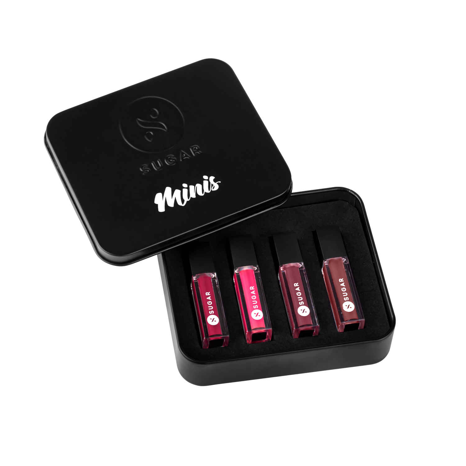 Buy SUGAR Cosmetics Smudge Me Not Mini Liquid Lipstick Sets for Women | Transferproof & Waterproof | Lasts Upto 12+Hours | Pack of 4 - Pink Paradise - Purplle