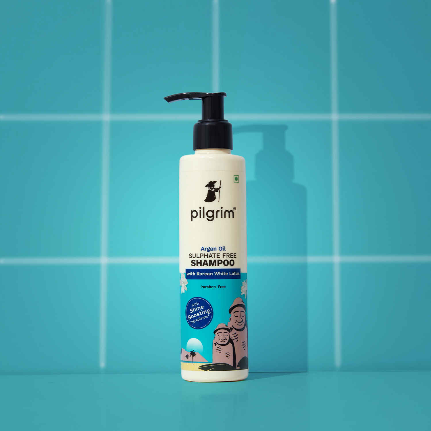 Buy Pilgrim Sulfate Free Shampoo With Argan Oil, Camellia & White Lotus For All Hair Types| Mild & Hydrating Shampoo For Men and Women | No Sulfate, No Paraben, Korean Beauty Secrets, (200 ml) - Purplle