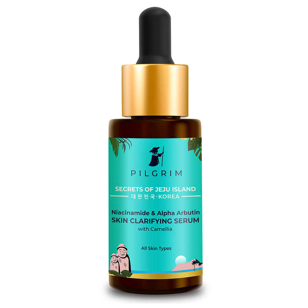 Buy Pilgrim Skin Clarifying Serum with Niacinamide & Alpha Arbutin, 30ml - Purplle