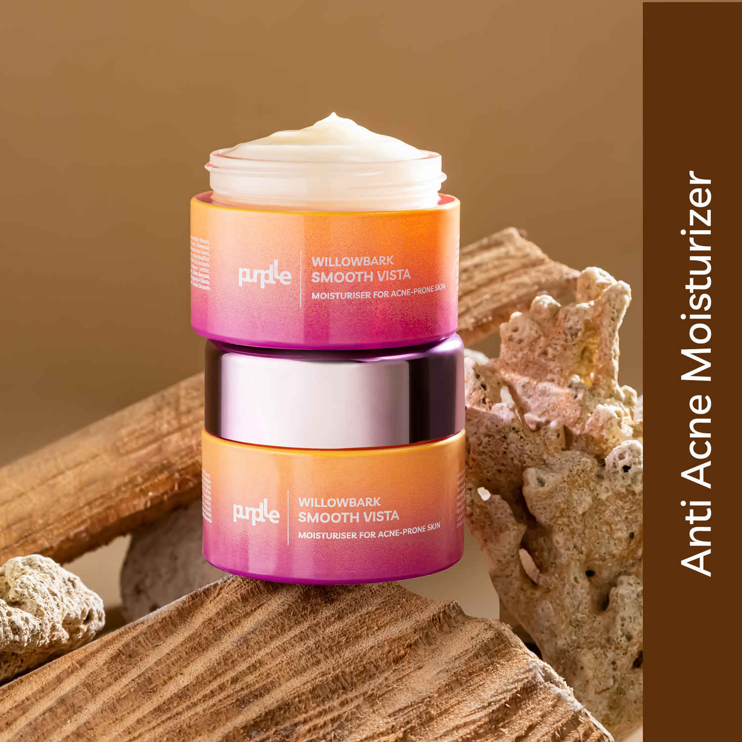 Buy Purplle Willowbark Oil Free Moisturiser - Smooth Vista for Acne-Prone Skin (45gm) - Purplle