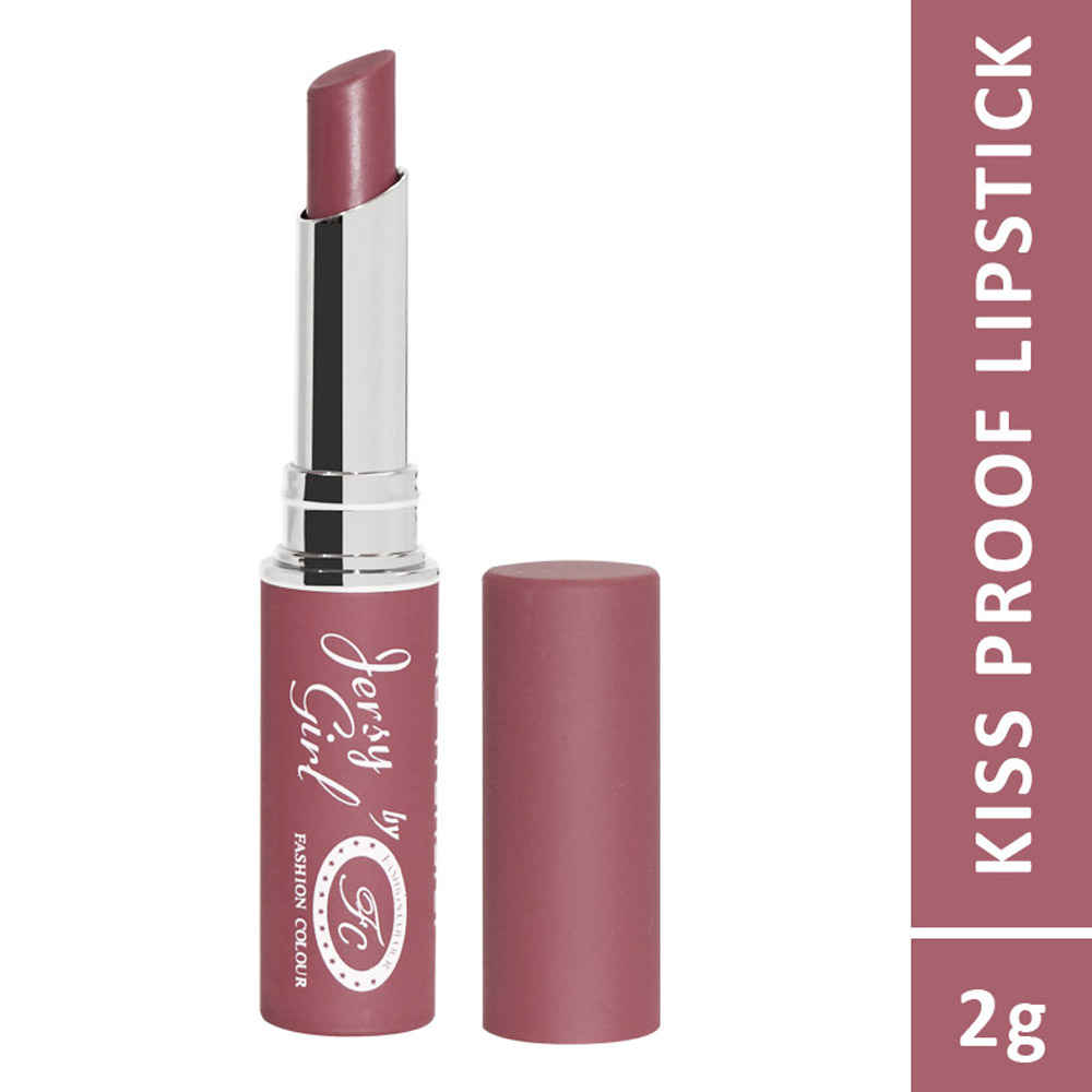 Buy FASHION COLOUR KISS PROOF NO TRANSFER LIPSTICK - 5 Fuscous - Purplle