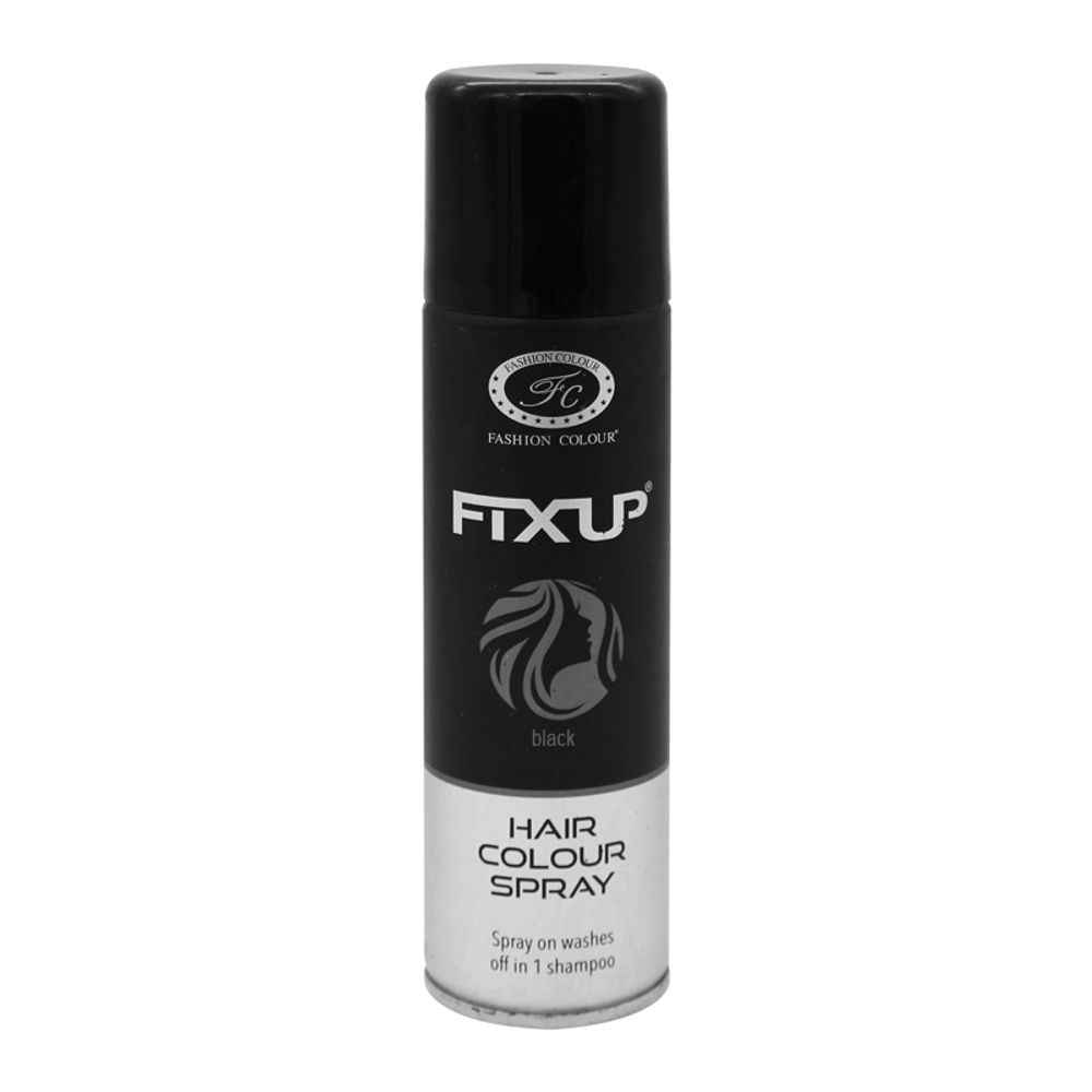 Buy FASHION COLOUR HAIR COLOUR SPRAY - BLACK - Purplle