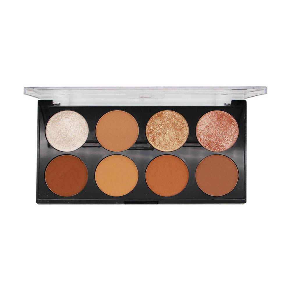 Buy FASHION COLOUR PRO HD CONTOUR & HIGHLIGHTER PALETTE - CH08-3 - Purplle