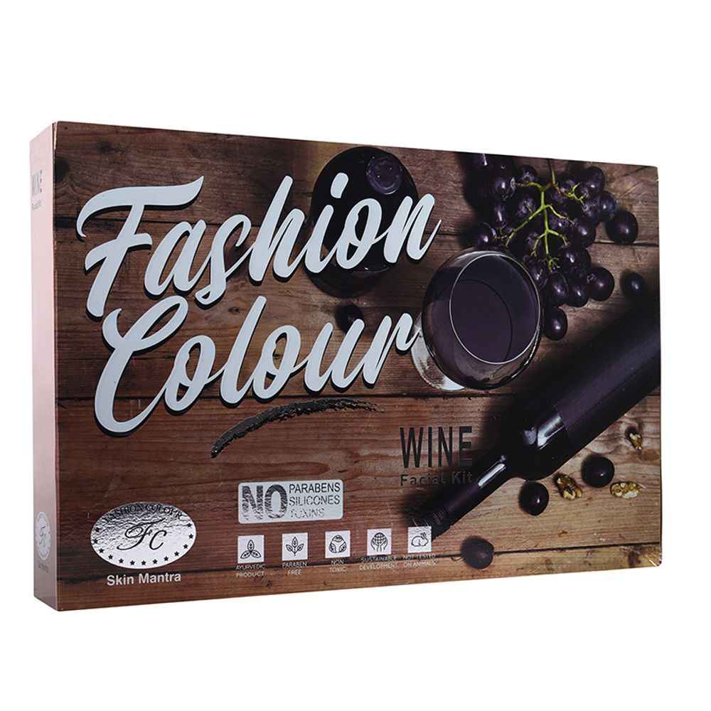 Buy FASHION COLOUR WINE FACIAL KIT - Purplle