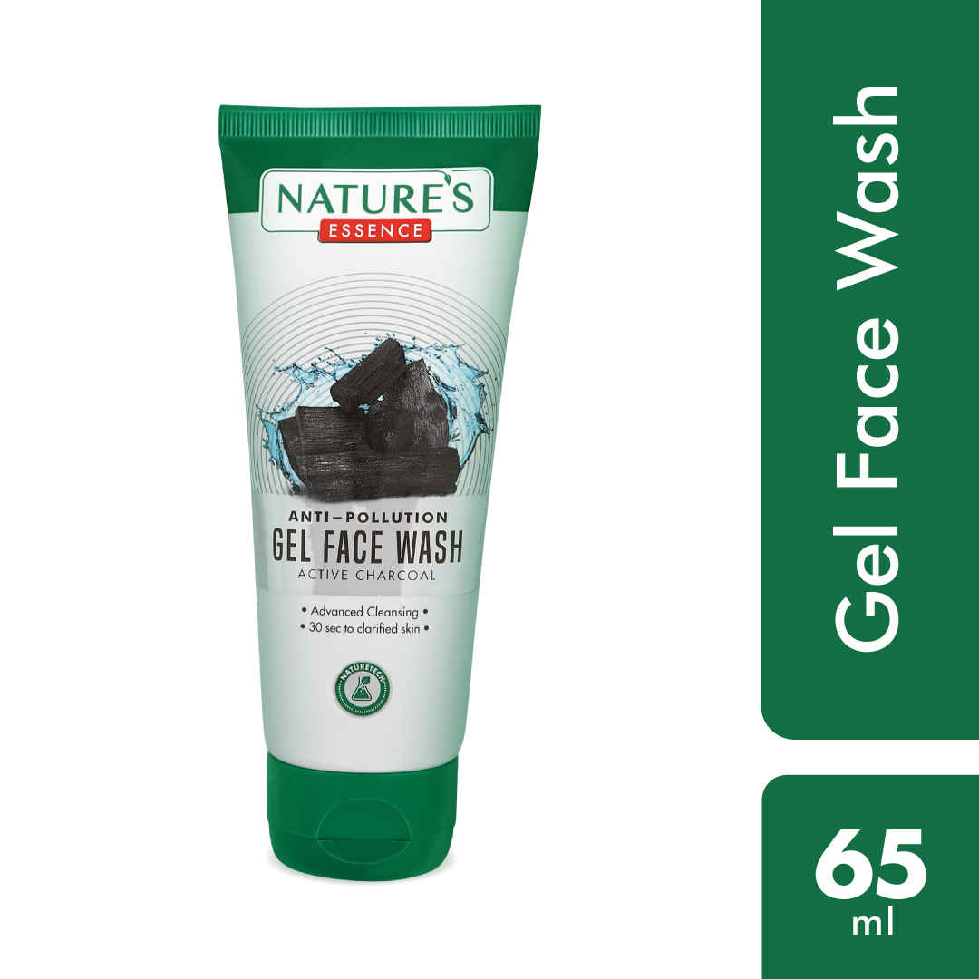 Buy Nature's Essence Anti-Pollution Gel Face Wash Active Charcoal (65 ml) - Purplle