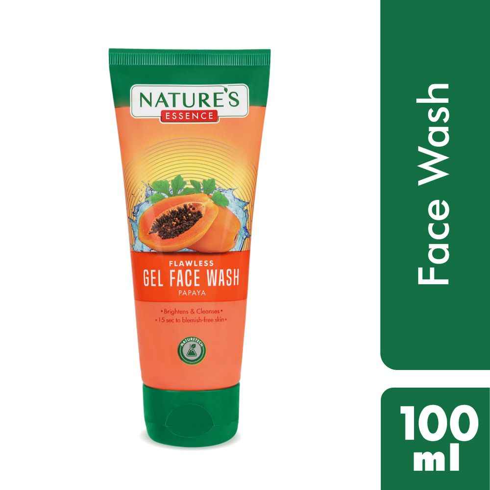 Buy Nature's Essence Flawless Gel Face Wash Papaya (100 ml) - Purplle