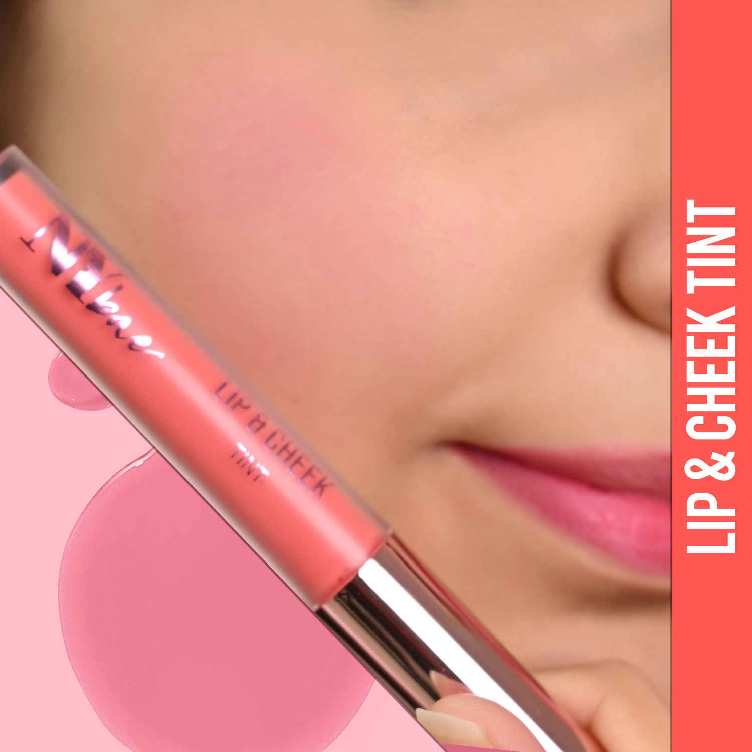 Buy NY Bae Lip & Cheek Tint | Long Lasting | Watery Texture | Semi Opaque Pigment Coverage | Smudge Proof | Hydrating - Pink Rose 02 (2.6 ml) - Purplle