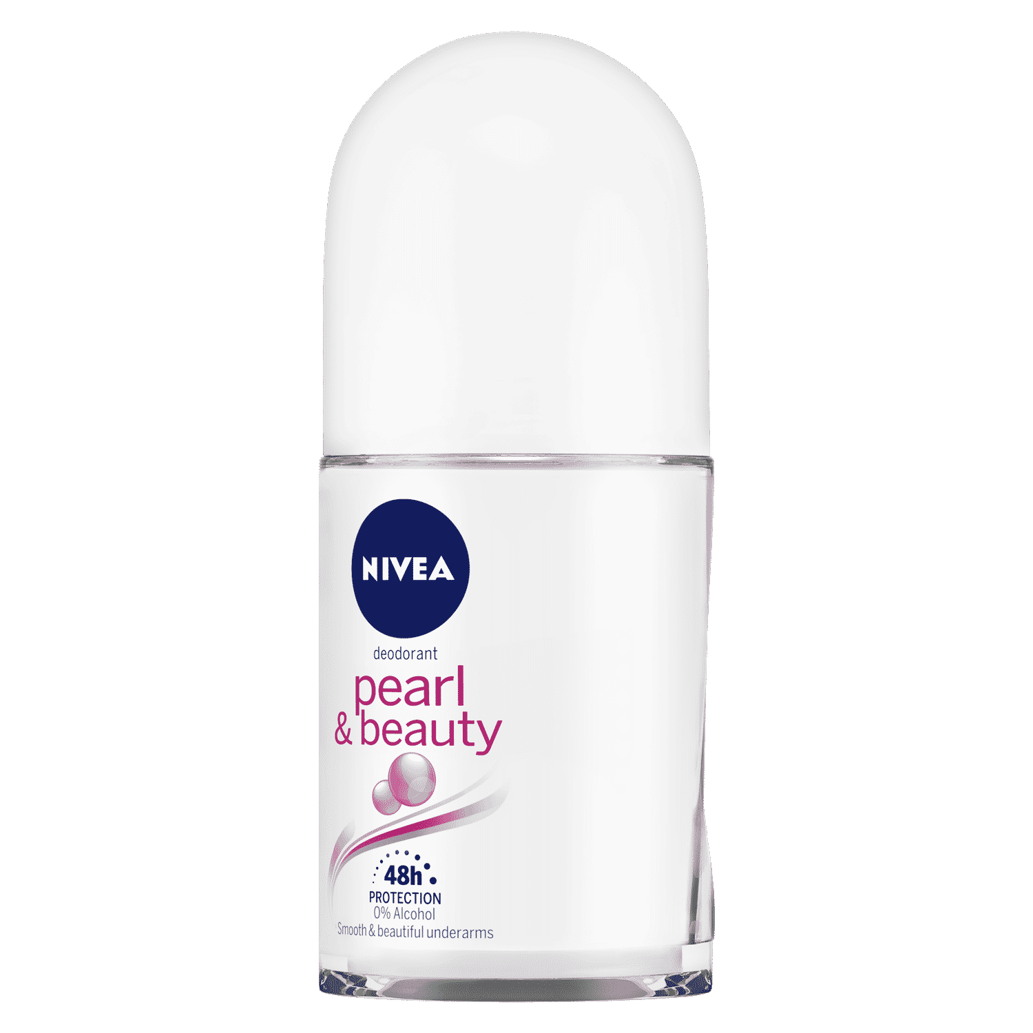 Buy Nivea Deo Roll-on- Pearl extracts & 0% Alcohol, for Smooth Underarms, 48H freshness and odour protection (25 ml) - Purplle
