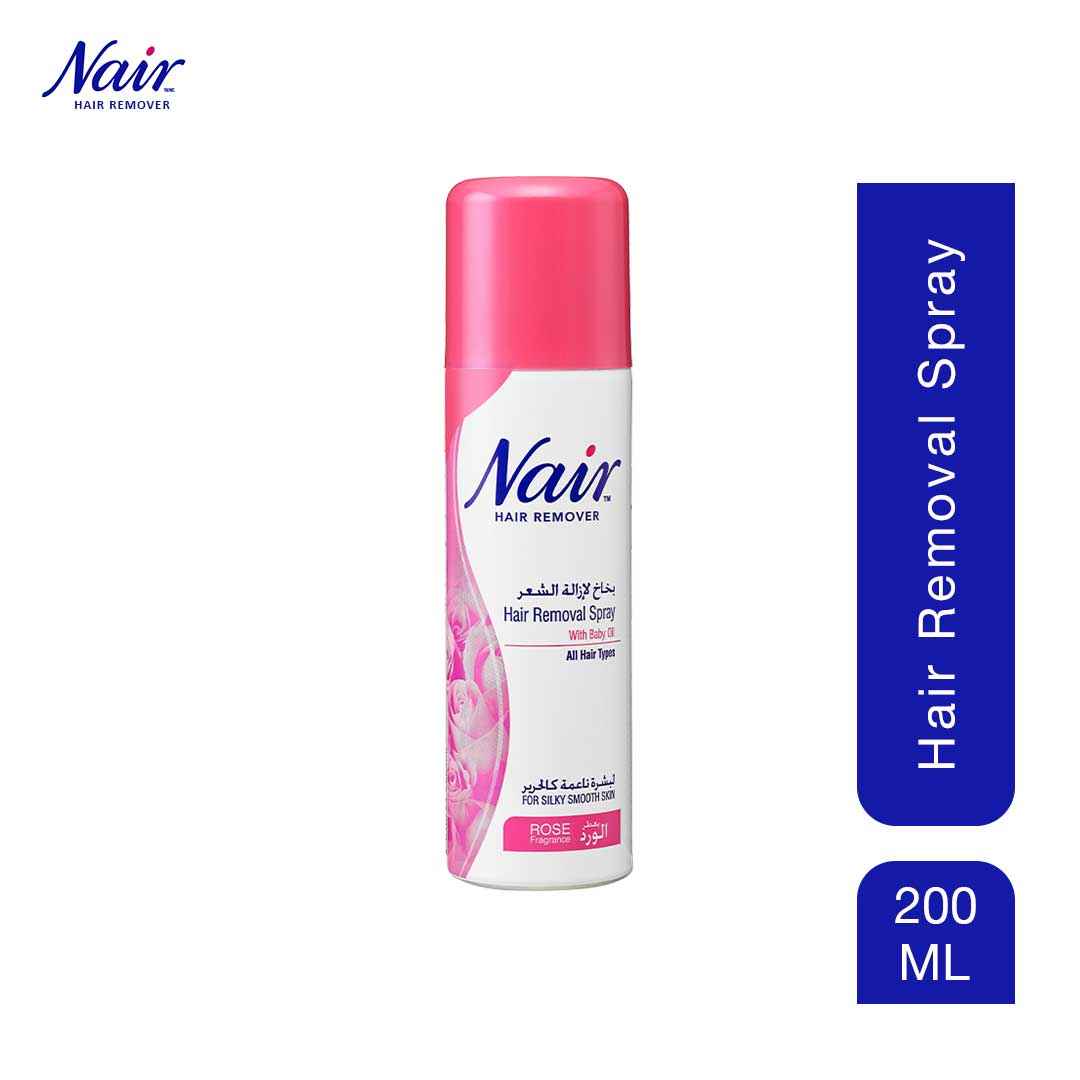 Buy Nair Hair Removal Rose Spray 200 Ml - Purplle