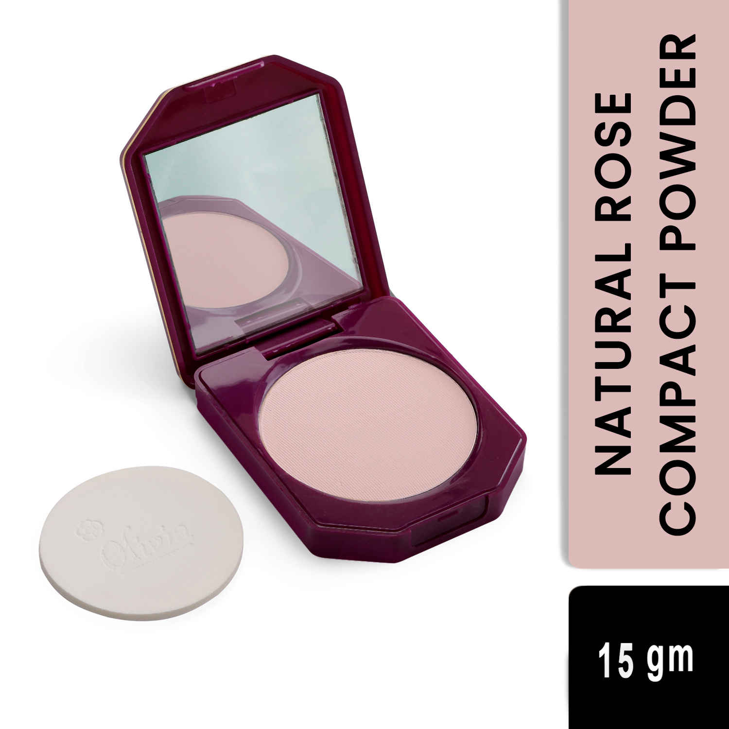 Buy Olivia Compact Powder Natural Rose (15 g) - Purplle