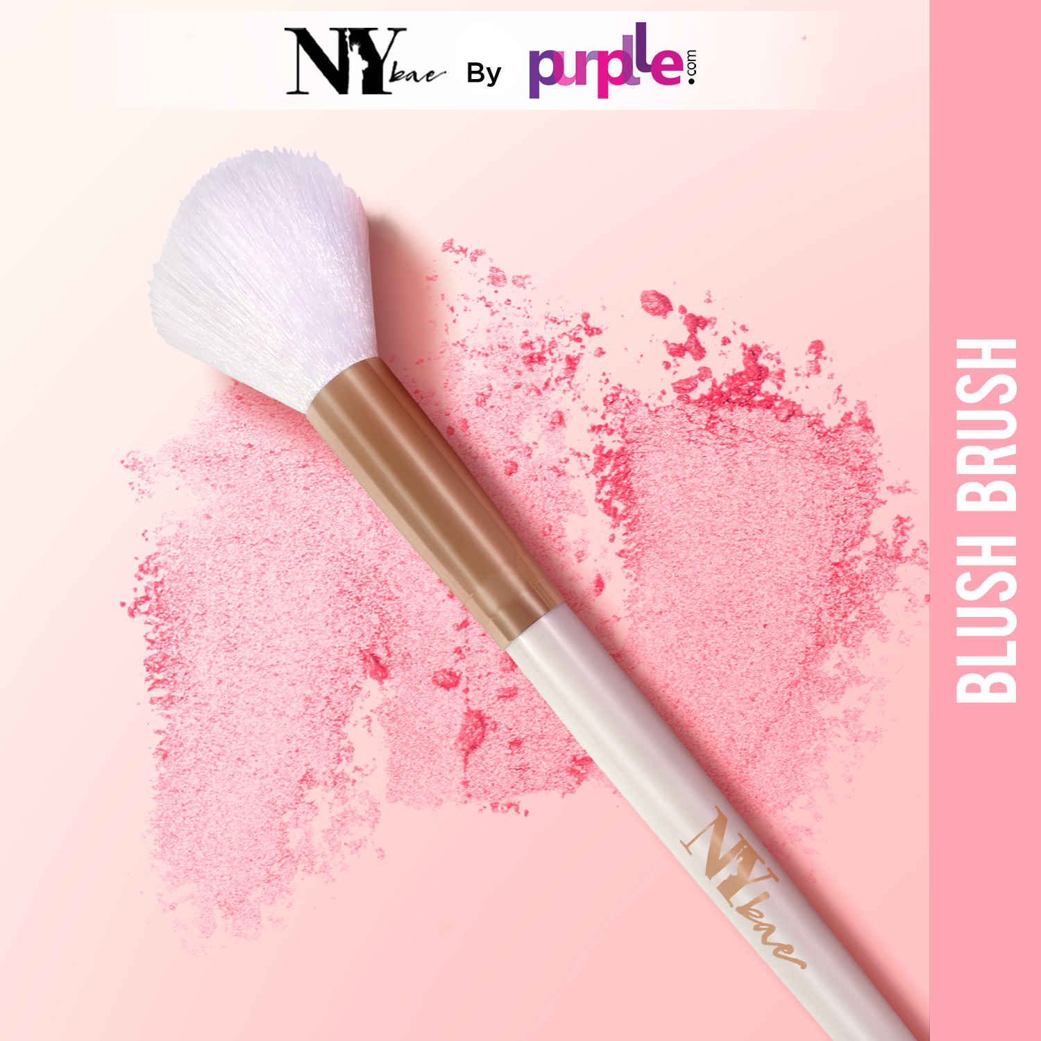 Buy NY Bae Pro Blush Brush | Smooth Blending | Even Application | Fine & Soft Bristles - Purplle