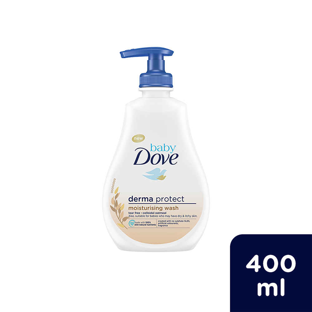 Buy Baby Dove Derma Protect Moisturising Wash 400ml - Purplle