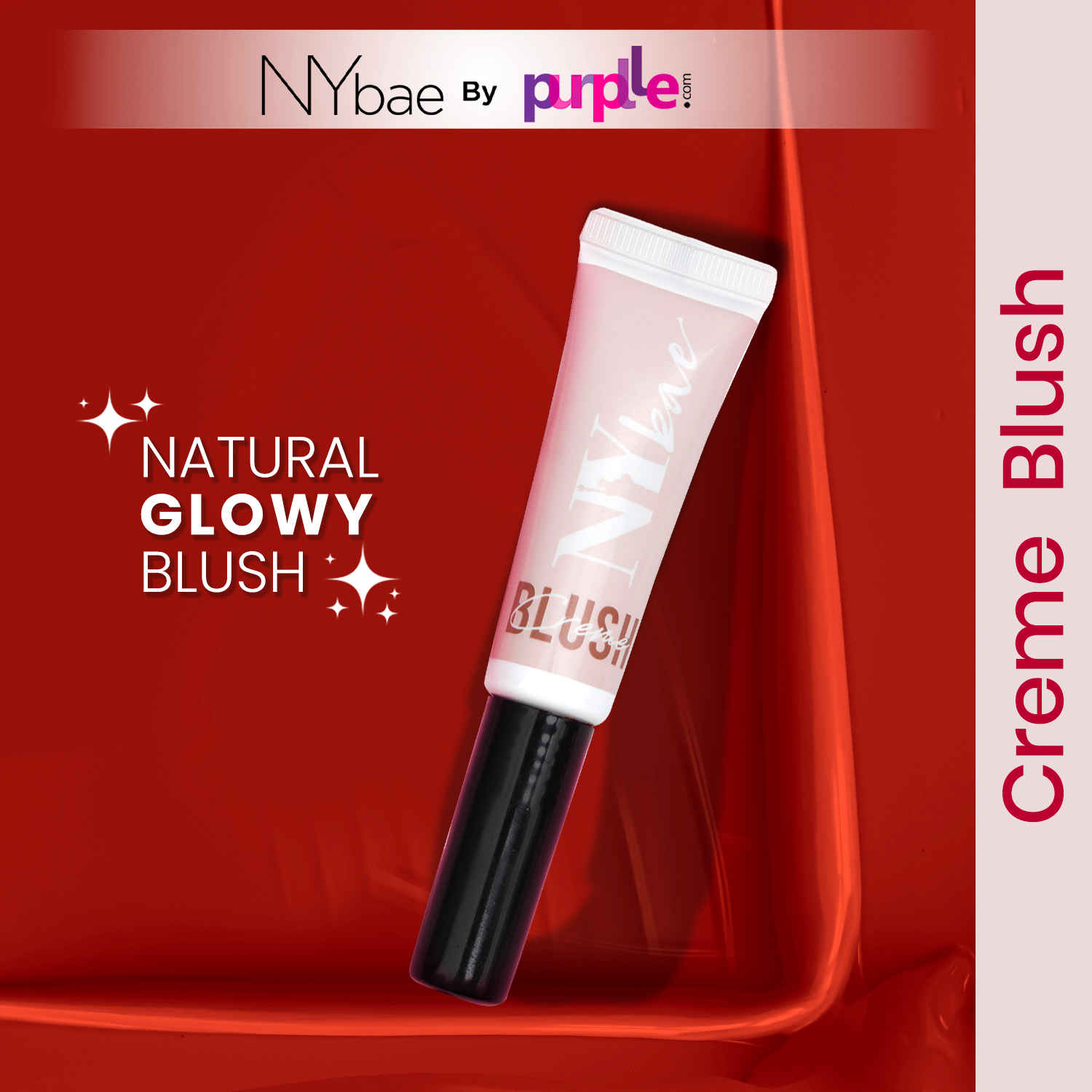 Buy NY Bae Creme Blush - Merry Maroon 01 (10g) | Dewy Maroon Blush | Lip & Cheek Tint | Liquid Blush | Intense Pigment | Korean Glow - Purplle