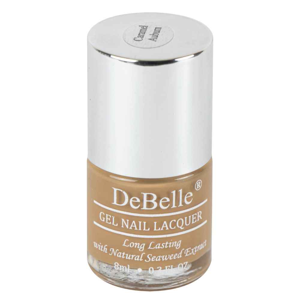Buy DeBelle Gel Nail Lacquer Glossy Caramel Auburn - Caramel Brown (8 ml) - Purplle