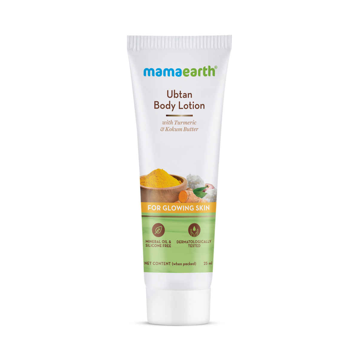 Buy Ubtan Body Lotion with Turmeric & Kokum Butter for Glowing Skin – 25 ml - Purplle