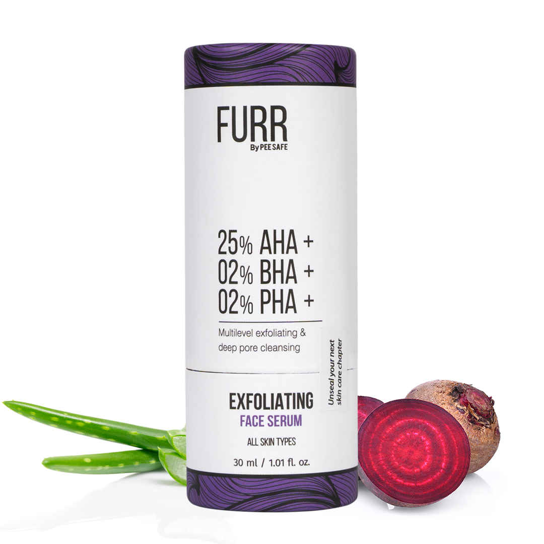 Buy FURR By Pee Safe AHA 25% + PHA 2% + BHA 2% Exfoliating Face Serum (30 ml) - Purplle