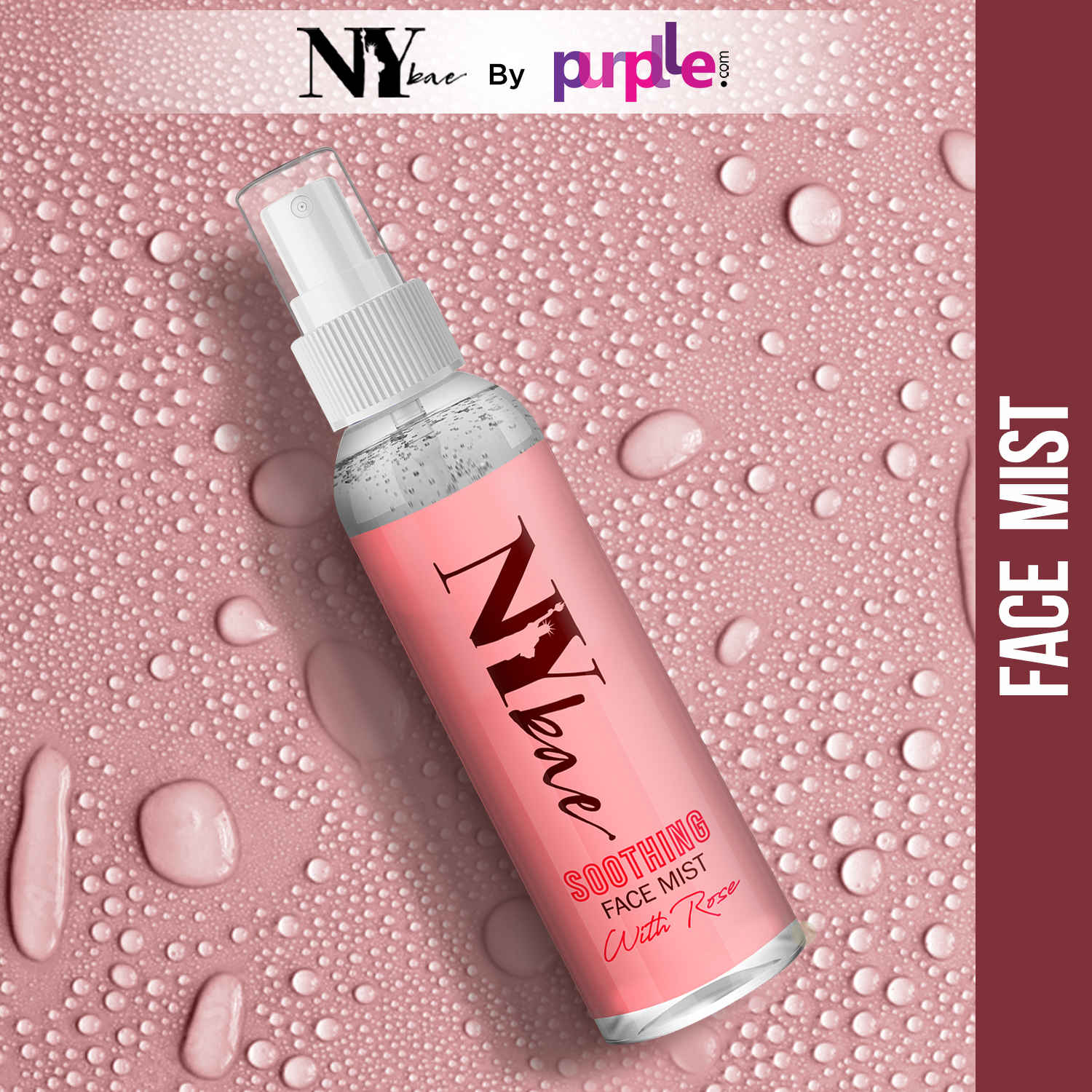Buy NY Bae Soothing Face Mist With Rose | Hydrating | Refreshing (110 ml) - Purplle