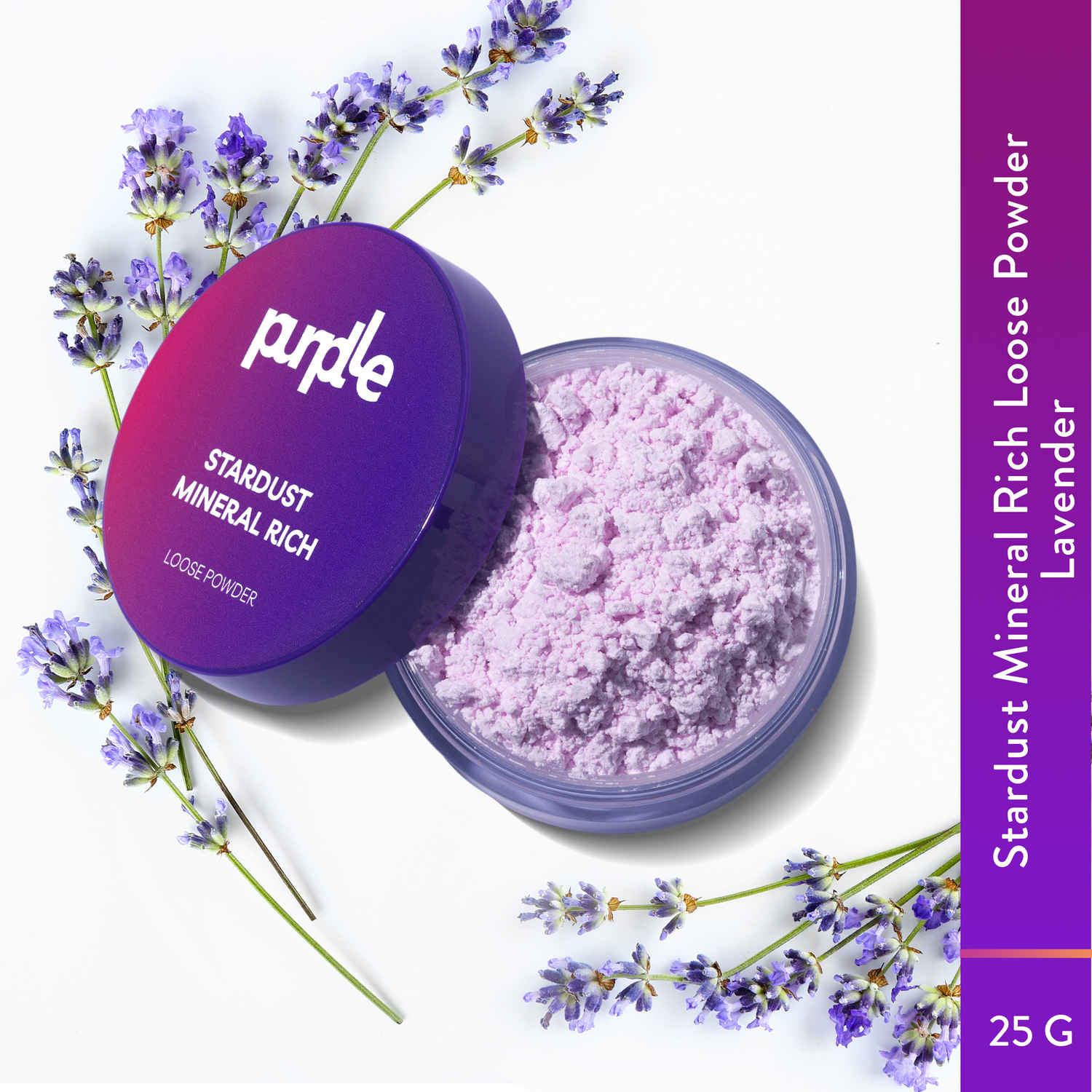 Buy Purplle Stardust Mineral Rich Loose Powder - Lavender 2 (25 gm) - Purplle