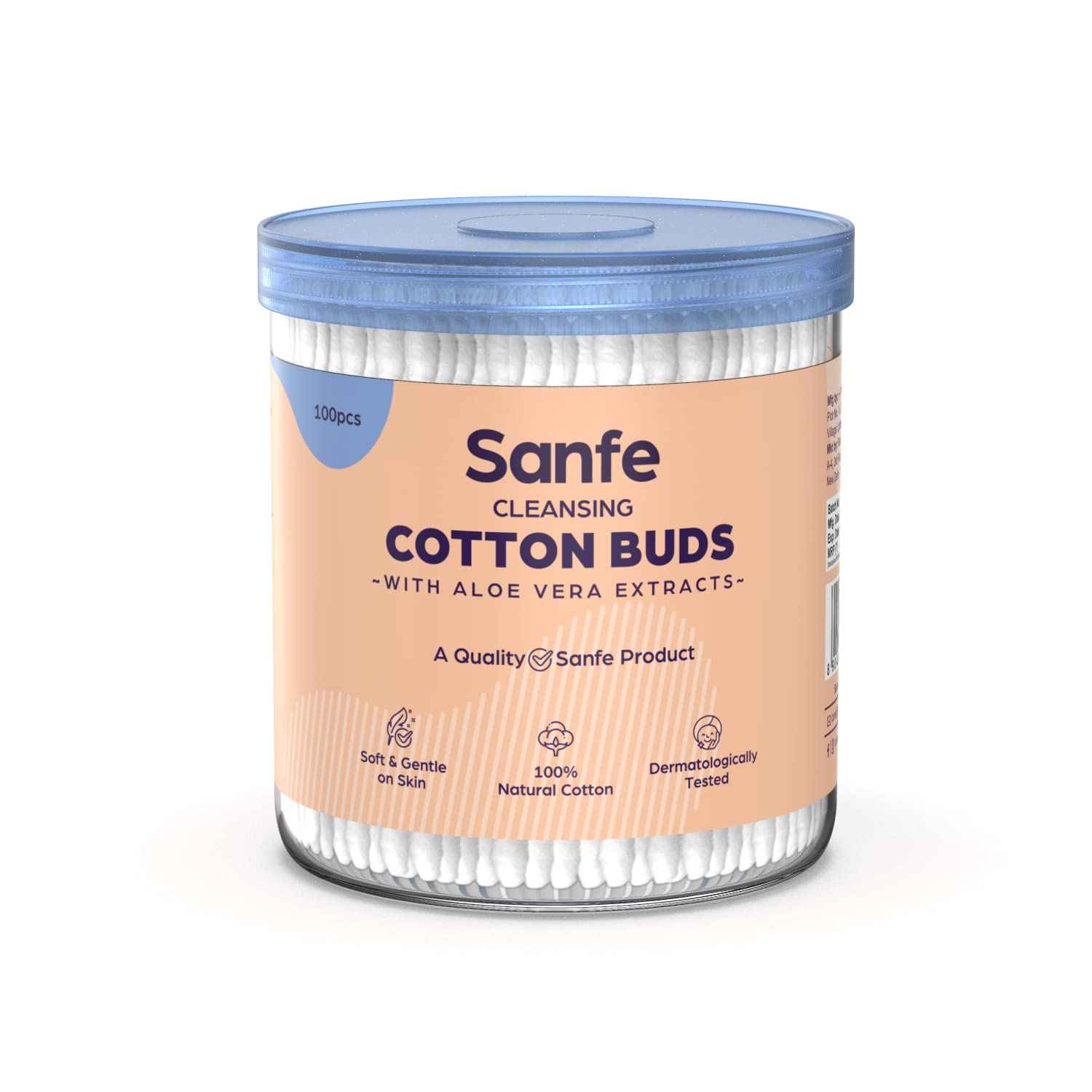 Buy Sanfe Cleansing Cotton Buds with Aloevera Extracts (100pcs) - Purplle