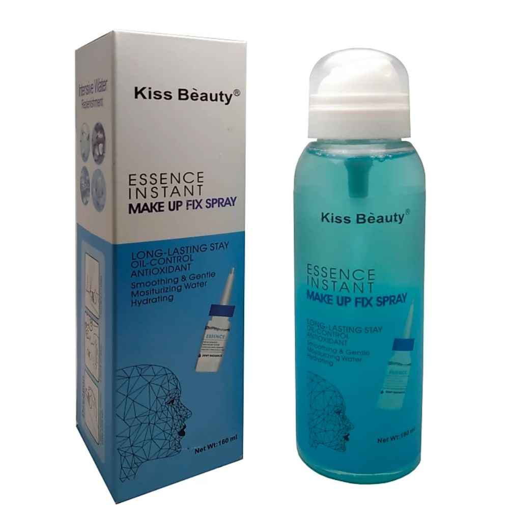 Buy Kiss Beauty Essence Instant Longlasting Oil Control Antioxidant Makeup Fixer Spray (160 ml) - Purplle