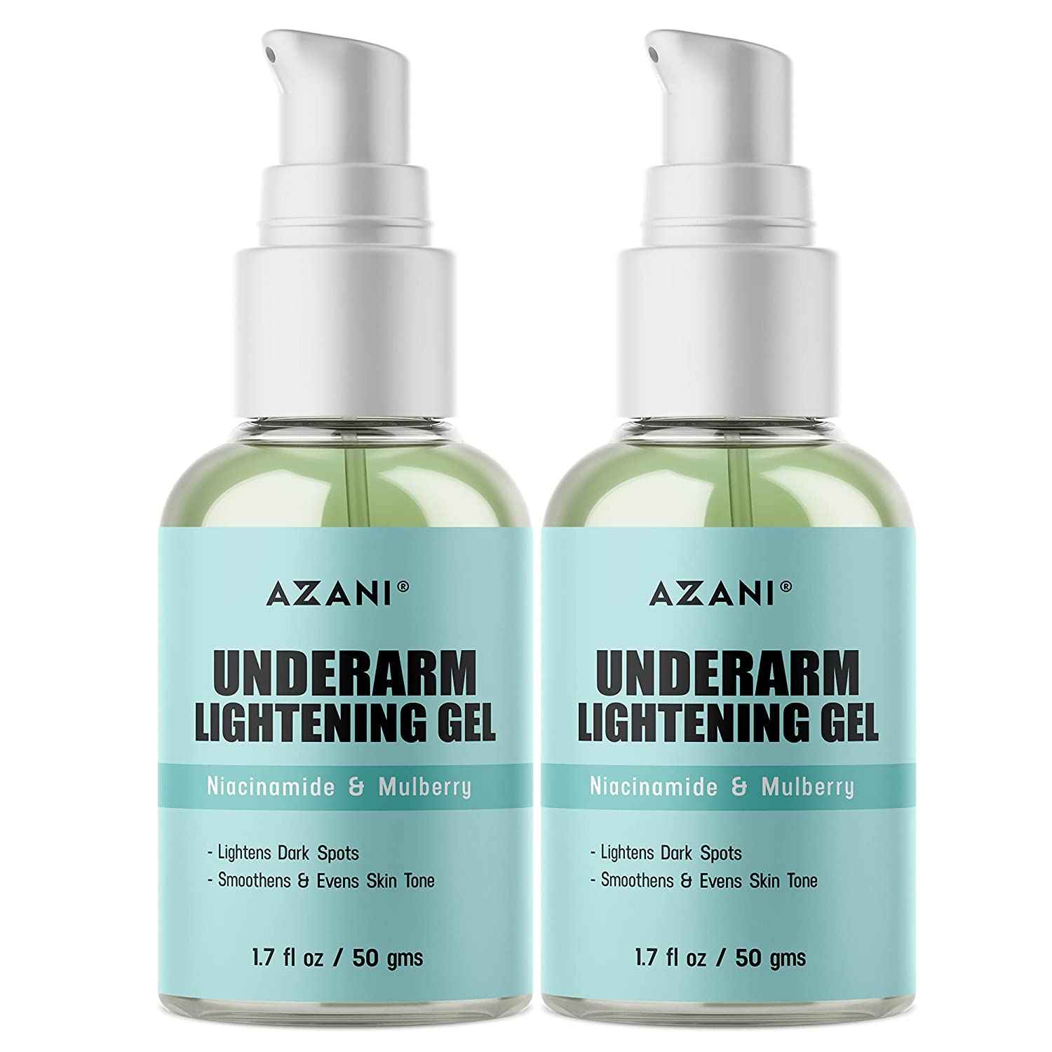 Buy Azani Underarm Lightening Gel| Dark skin from Shaving, Deodorants | Neck, Back, intimate area| 100gm - Purplle