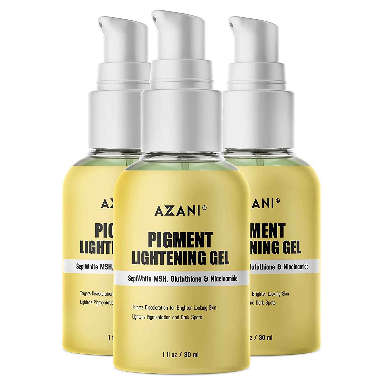 Buy Azani Pigment Lightening Gel with Sepiwhite MSH| Hyper Pigmentation, Dark Spots, Skin Discolouration - 90 ml - Purplle