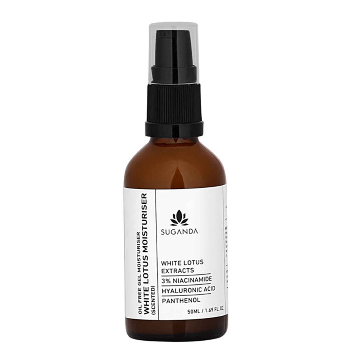 Buy Suganda White Lotus Lightweight UN Scented Moisturiser, Acne-prone,  Nourishes Skin for Oily  Types (50ml) - Purplle