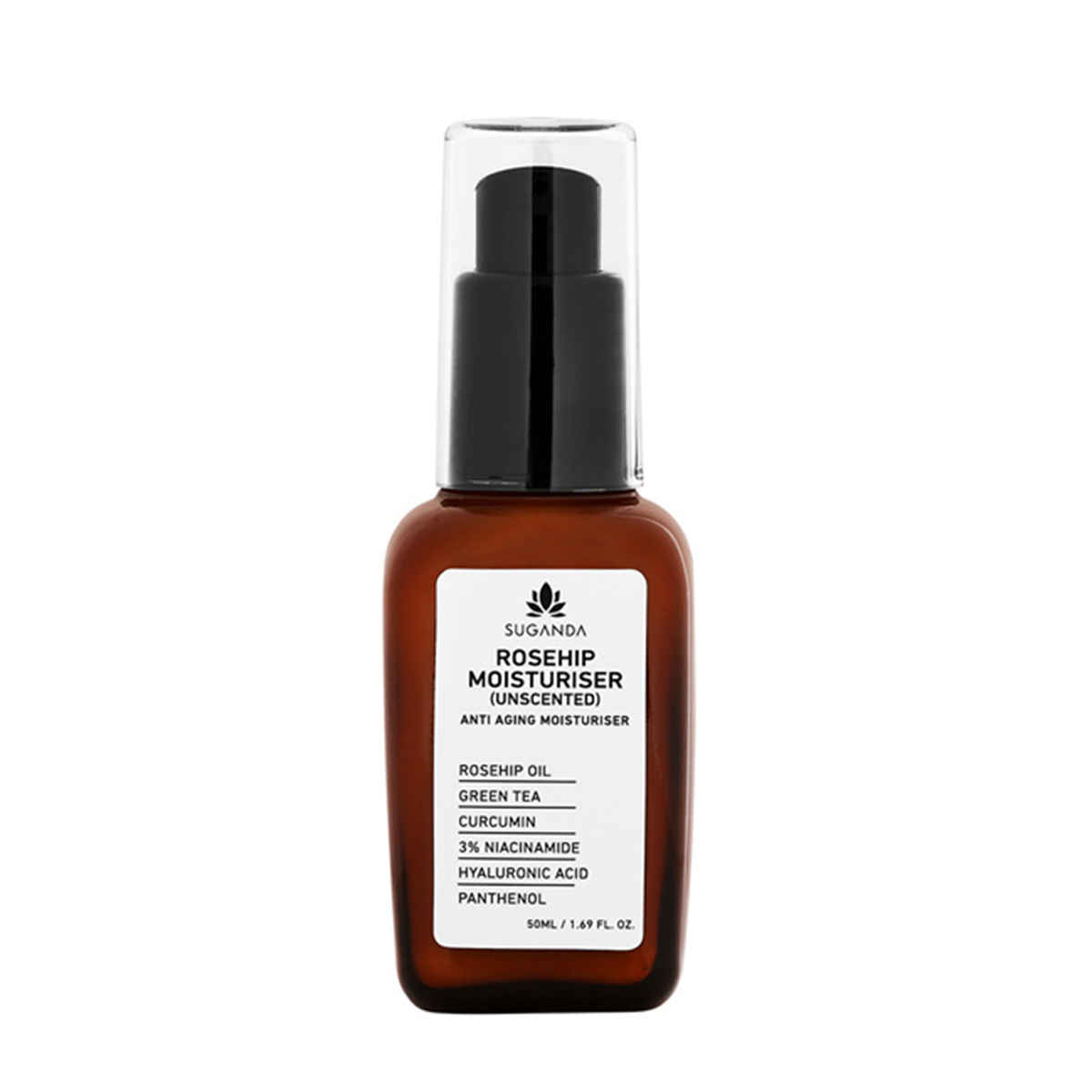 Buy Suganda Rosehip Light Weight Unscented Moisturiser, Helps in Hydrating, Soothing & Strengthening Skin, Fragrance Free, Anti-ageing, Reduces Spots & Blemishes for All Skin Types (50 ml) - Purplle