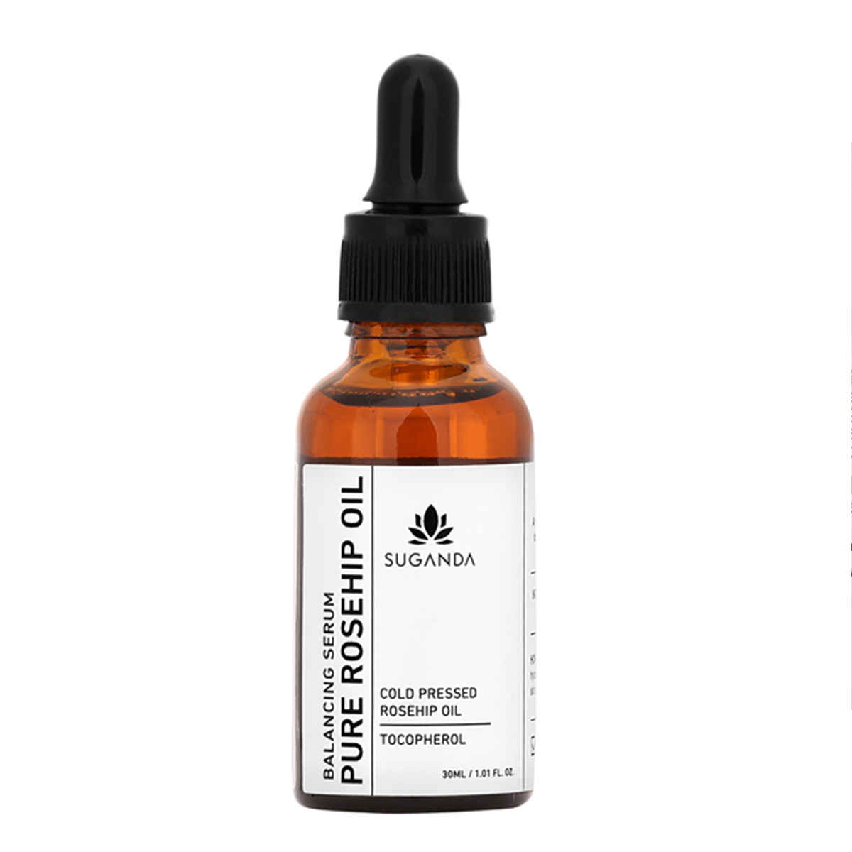 Buy Suganda Pure Rosehip Oil, Repairs Skin from Sun Damage & Signs of Aging, Reduces Stretch Marks & Acne Marks(30 ml) - Purplle