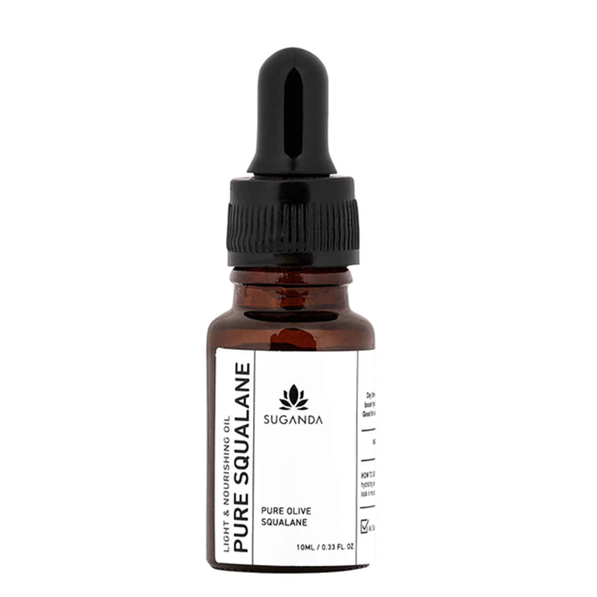 Buy Suganda Pure Squalane Super Light Weight Face Oil, Improves Skin Hydration & Collagen Production, Provides Light Moisturization & Reduces Fine Lines (10 ml) - Purplle