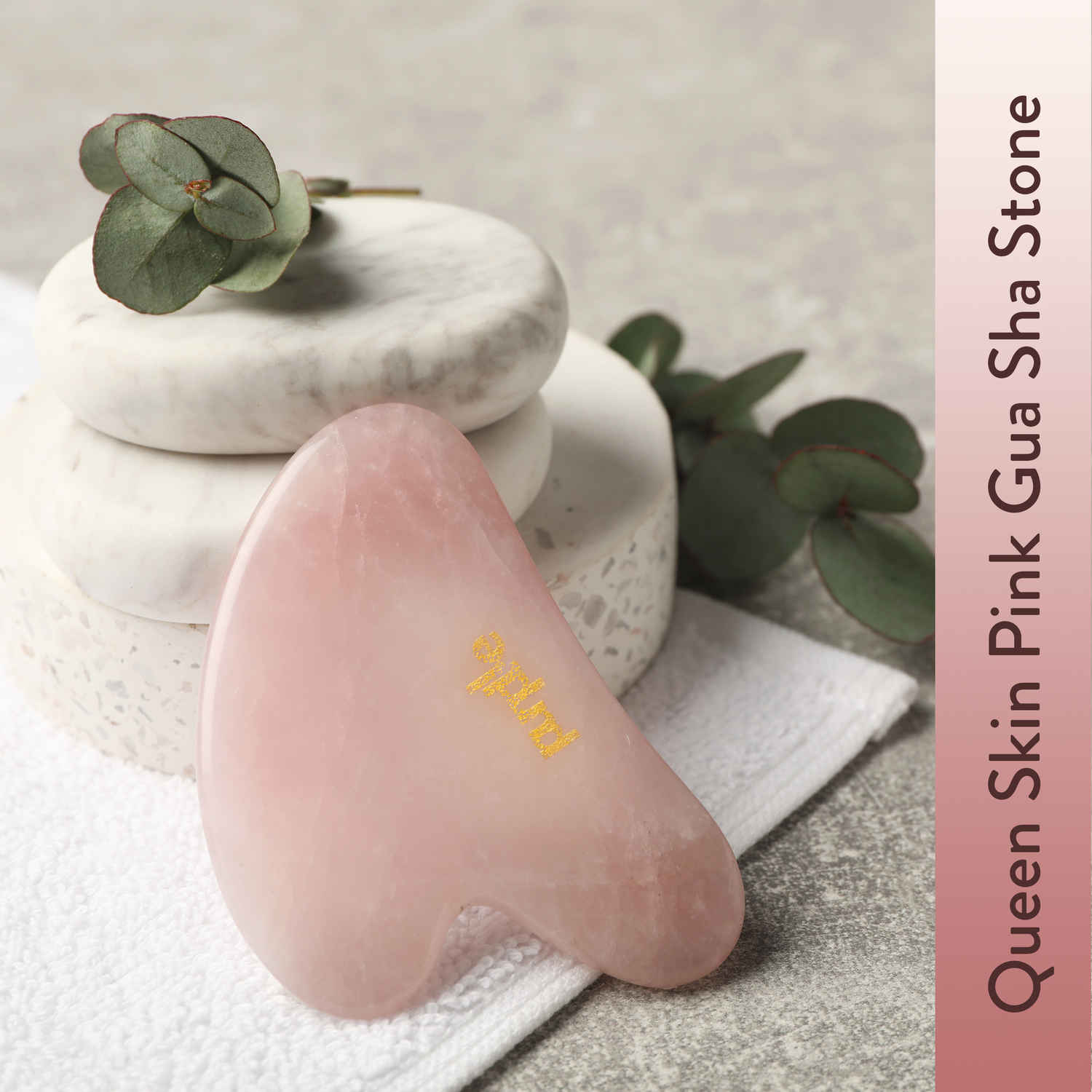 Buy Purplle Queen Skin Rose Quartz Gua Sha - Purplle