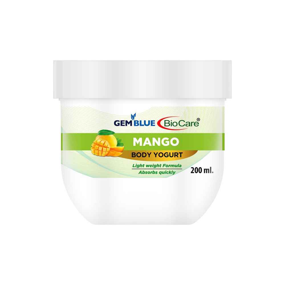 Buy Gemblue Biocare Mango Body yogurt, (200 ml) - Purplle
