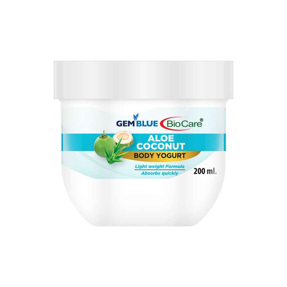 Buy Gemblue Biocare Aloe Coconut Body yogurt, (200 ml) - Purplle