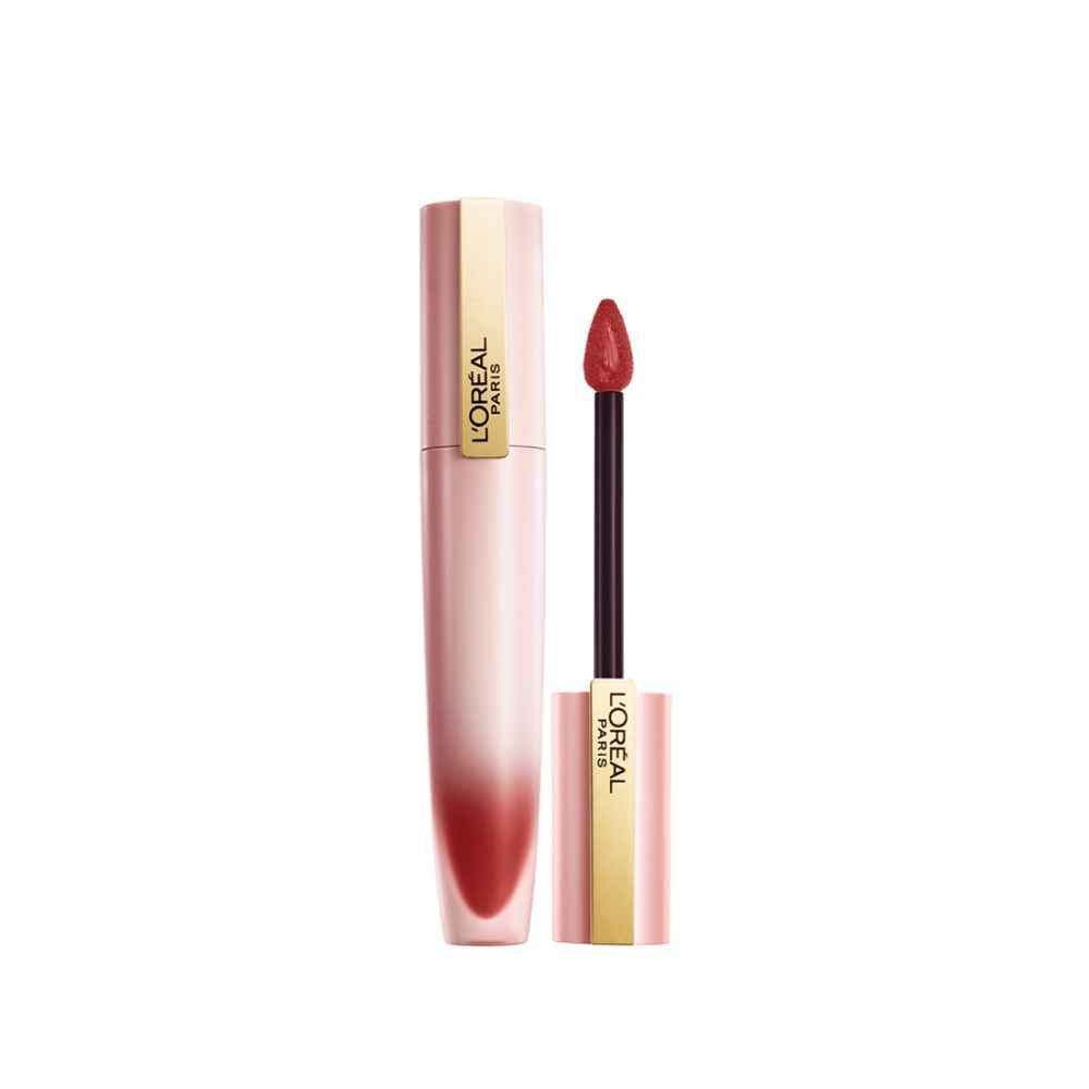 Buy L'Oreal Paris Chiffon Signature High-Glossy Liquid Lipstick - 222 I Impassion, 7 ml - Purplle