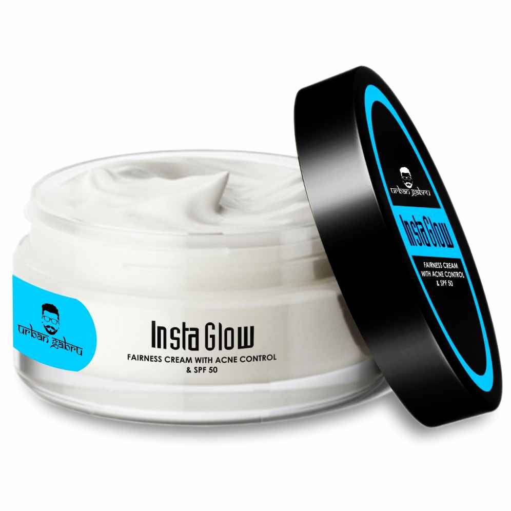 Buy UrbanGabru Insta Glow Fairness Cream With Anti Pimple And SPF 50 50ml - Purplle