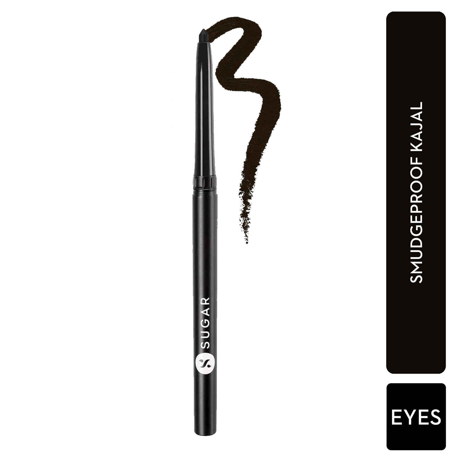 Buy SUGAR Cosmetics Kohl of Honour Intense Kajal | Upto 12 hrs | Long Lasting, Smudge Proof & Waterproof Kajal | Matte Finish | Twist Up Kajal Pencil | Paraben Free | 01 Black Out - Purplle