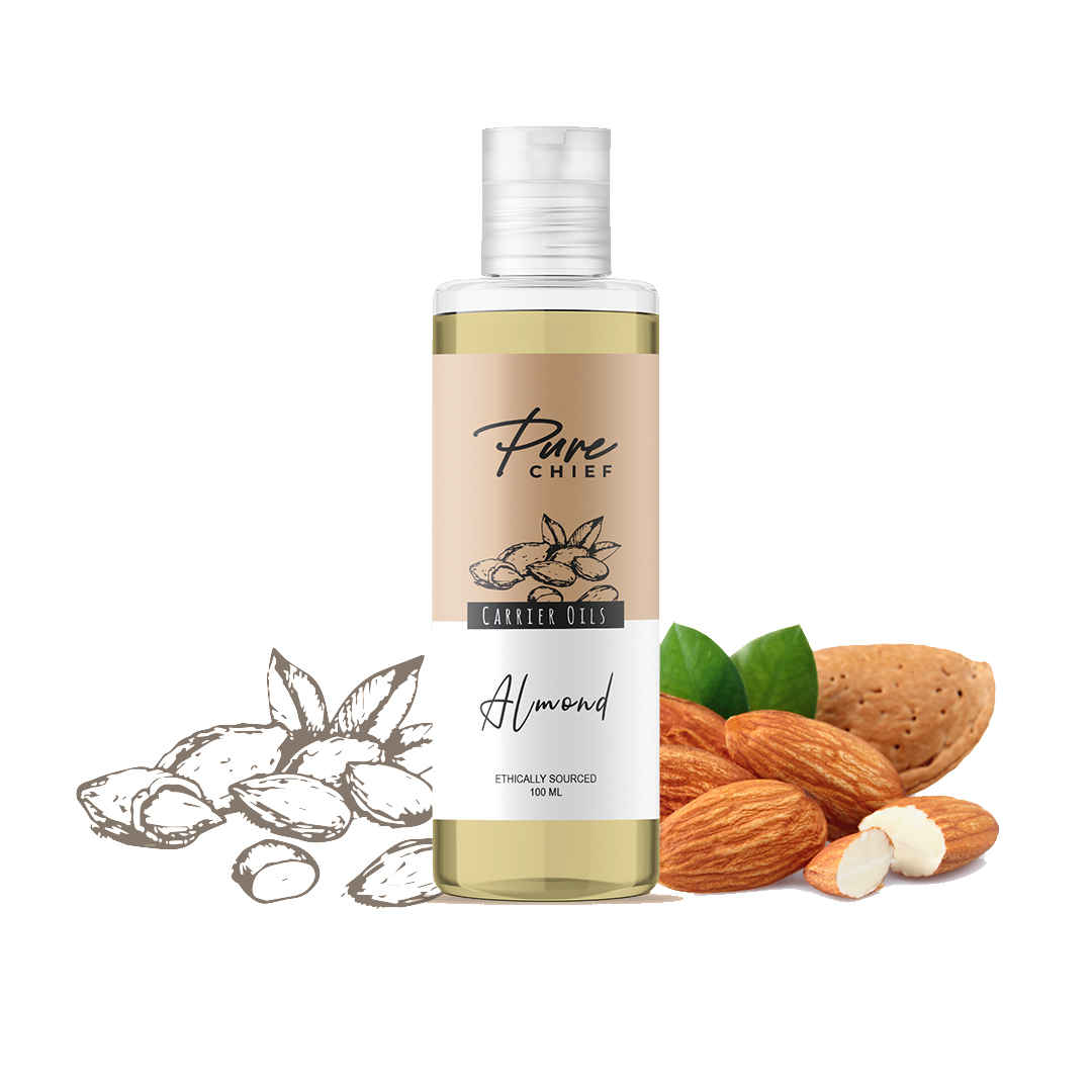 Buy Pure Chief Almond Carrier Oil (100ml) | For Dry Skin, Dark Circles | Hair Treatment & Hair Growth | Pure & Natural - Purplle