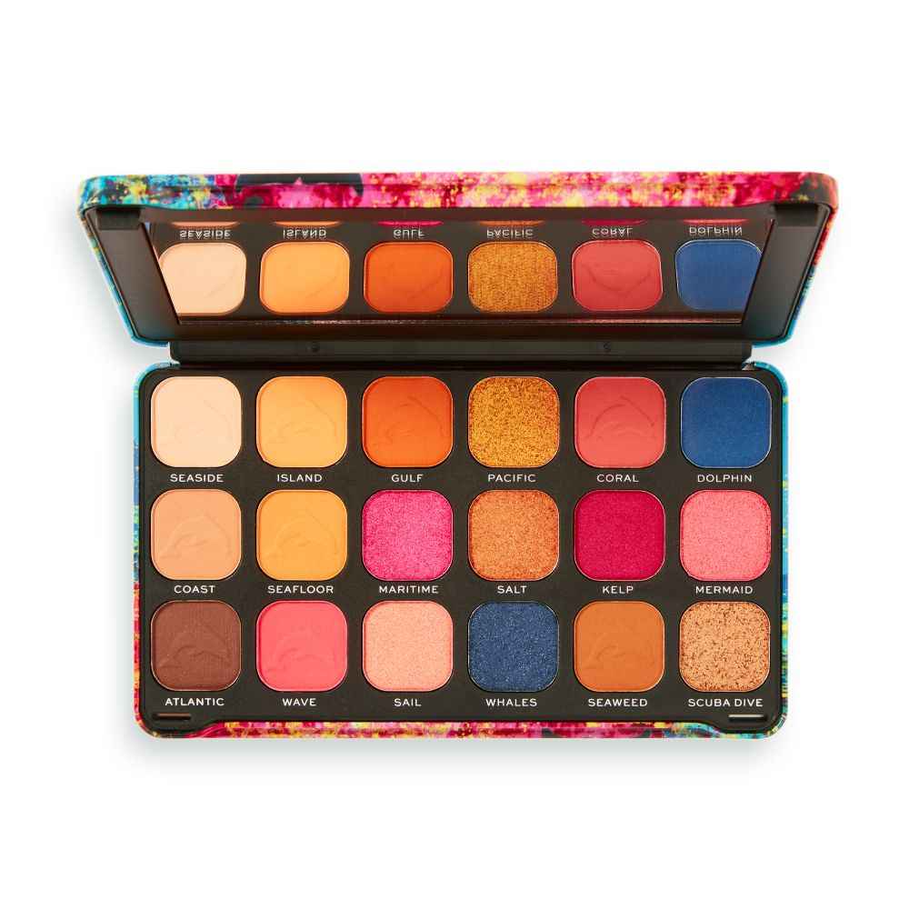 Buy Makeup Revolution Forever Flawless Hydra Dolphin Eyeshadow Palette 19.8 gm - Purplle