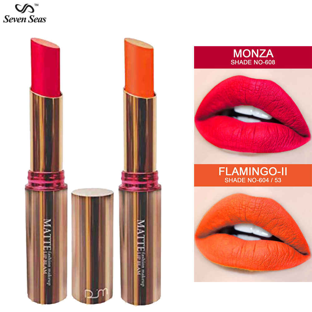 Buy Seven Seas Matte With You Lipstick Combo Pack Of 2 - Purplle