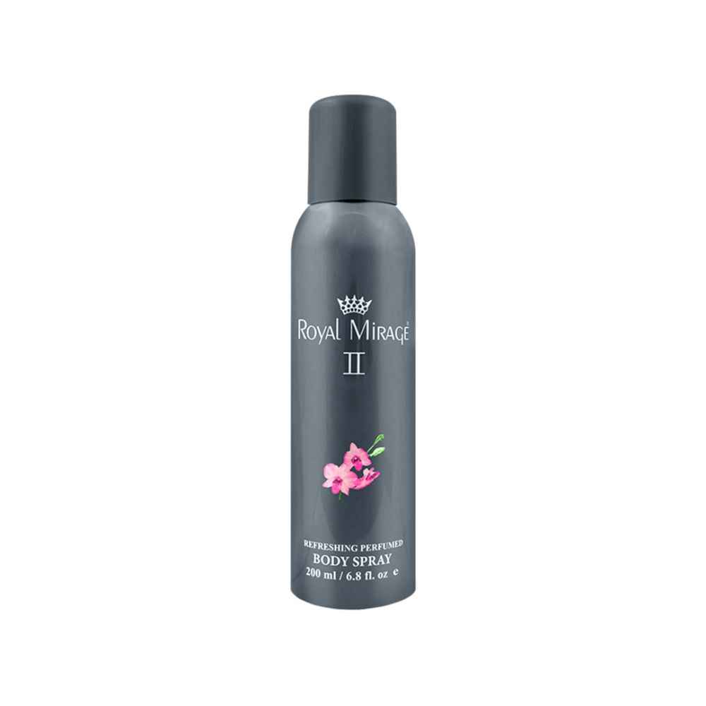 Buy Royal Mirage II Long Lasting Imported Deodorant Perfume Body Spray, (200 ml) - Purplle