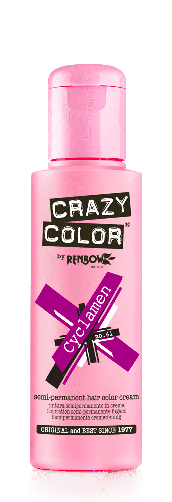 Buy Crazy Color CYCLAMEN-41 - 100 ml Bottle - Purplle