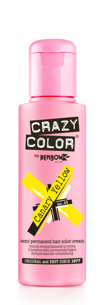 Buy Crazy Color CANARY YELLOW-49 - 100 ml Bottle - Purplle