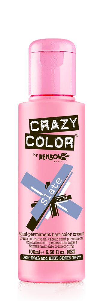 Buy Crazy Color SLATE-74 - 100 ml Bottle - Purplle