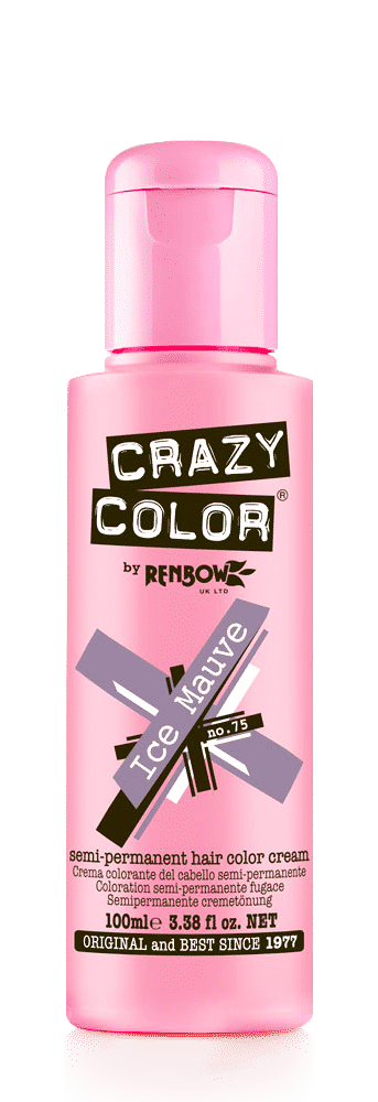 Buy Crazy Color ICE MAUVE-75 - 100 ML Bottle - Purplle