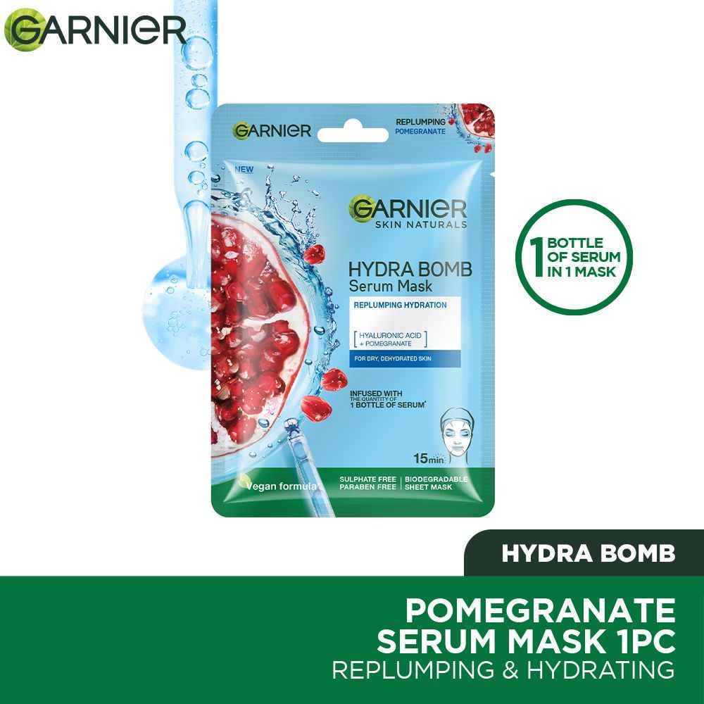 Buy Garnier Skin Naturals Hydra Bomb Serum Sheet Mask (Blue) (28 gm) - Purplle