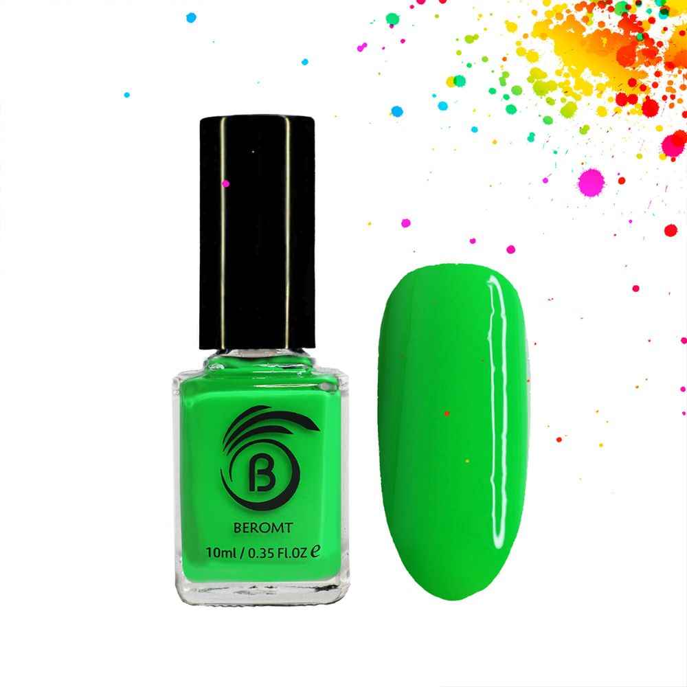 Buy Beromt Neon Nail Polish Green Dragon (10ml) - Purplle