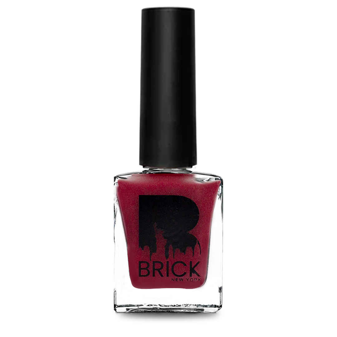 Buy Brick New York Nail Polish | Primitive Maroon | Long Lasting Matte Nail Paint for Women | Matte Finish 9 ml - Purplle