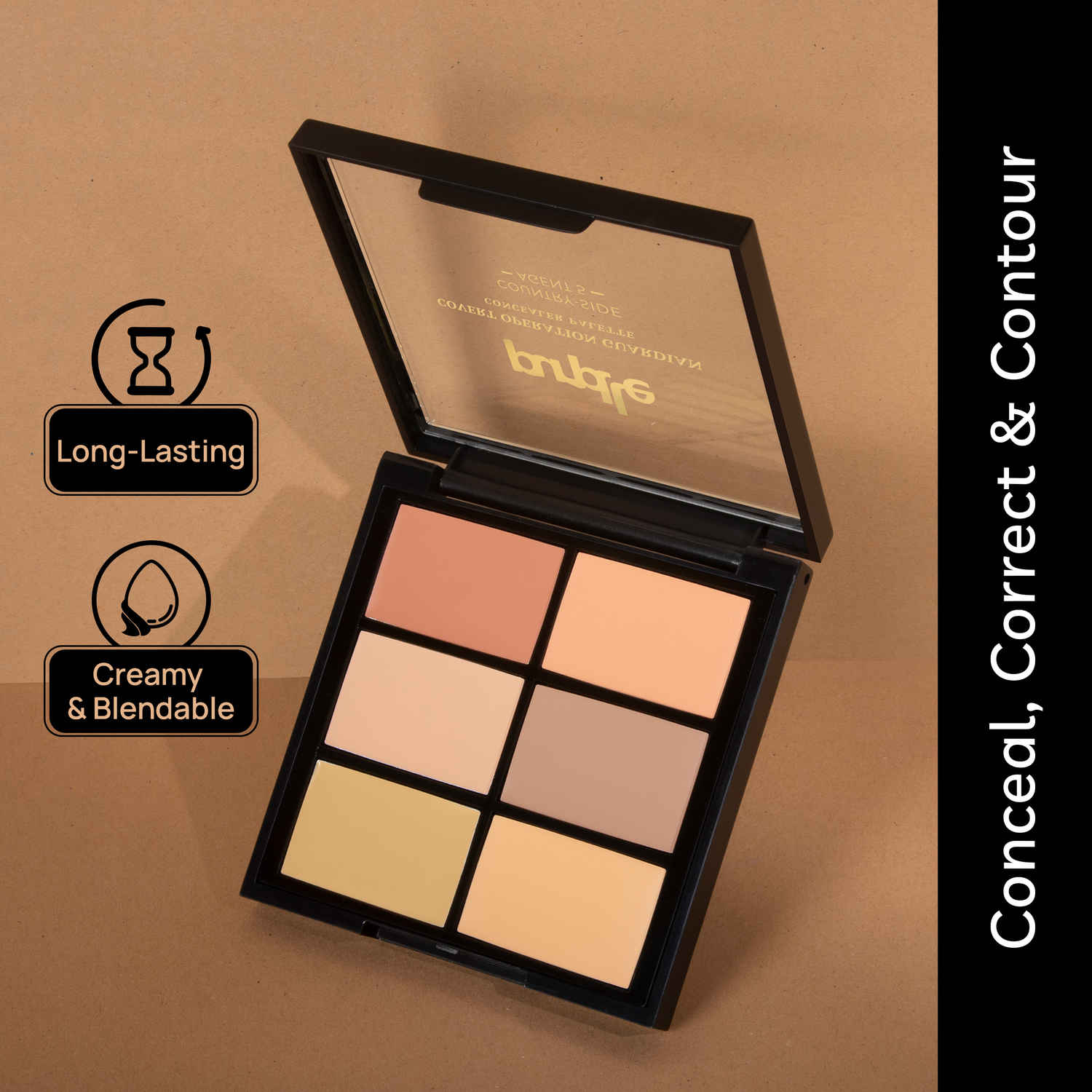 Buy Purplle Concealer Palette (Light Skin / Fair Skin), Covert Operation Guardian - Country - Side Agent 5 (12 g) - Purplle