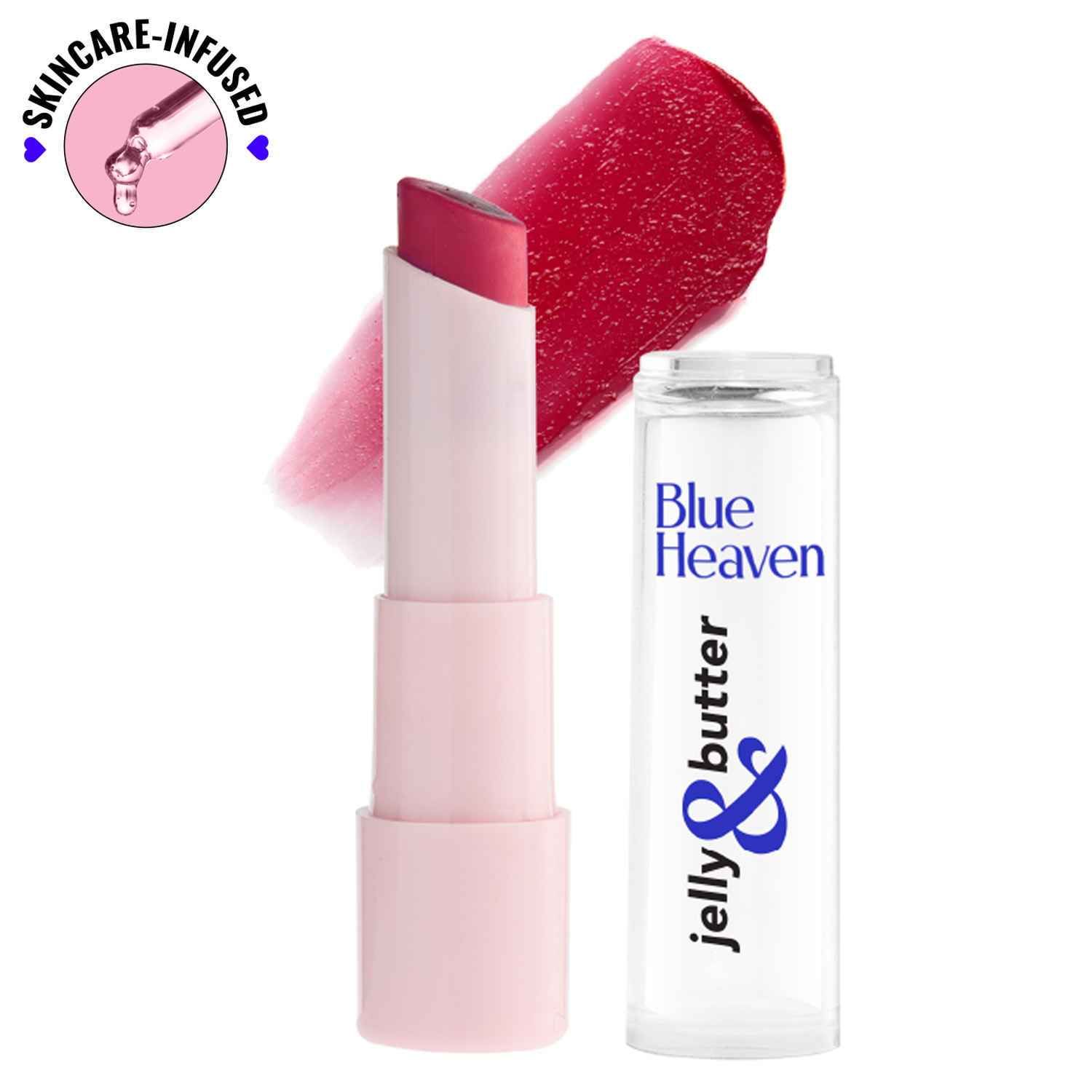 Buy Blue Heaven Jelly & Butter Hydrating Lip Balm, Pink Rose - 3 gm - Purplle